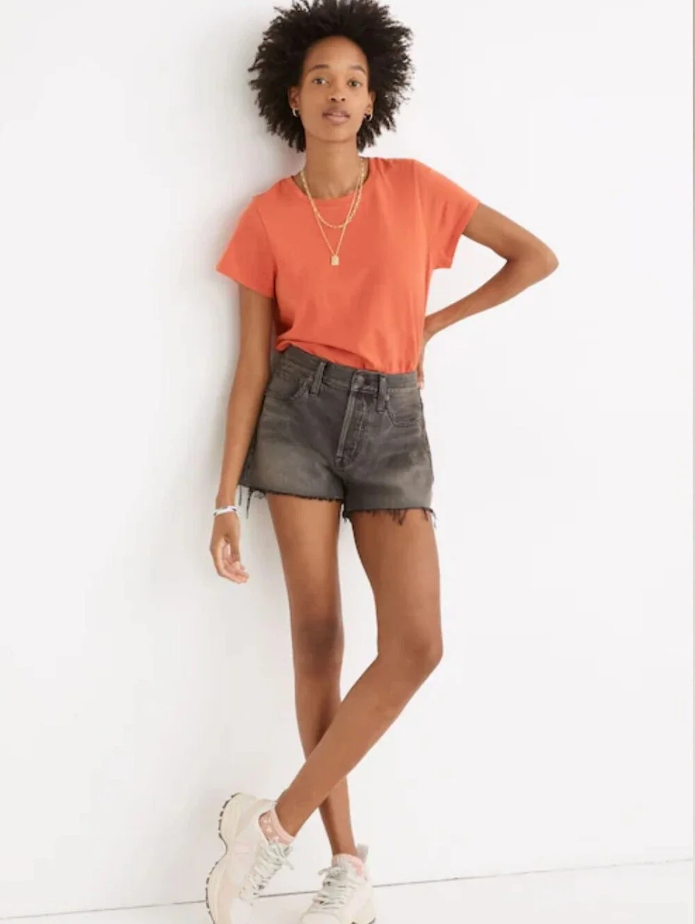 Madewell Relaxed Denim Shorts Bienville Wash